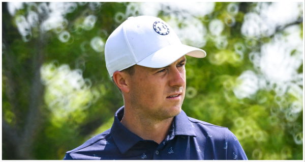 WATCH: Jordan Spieth can only laugh after train honking interrupts his putt