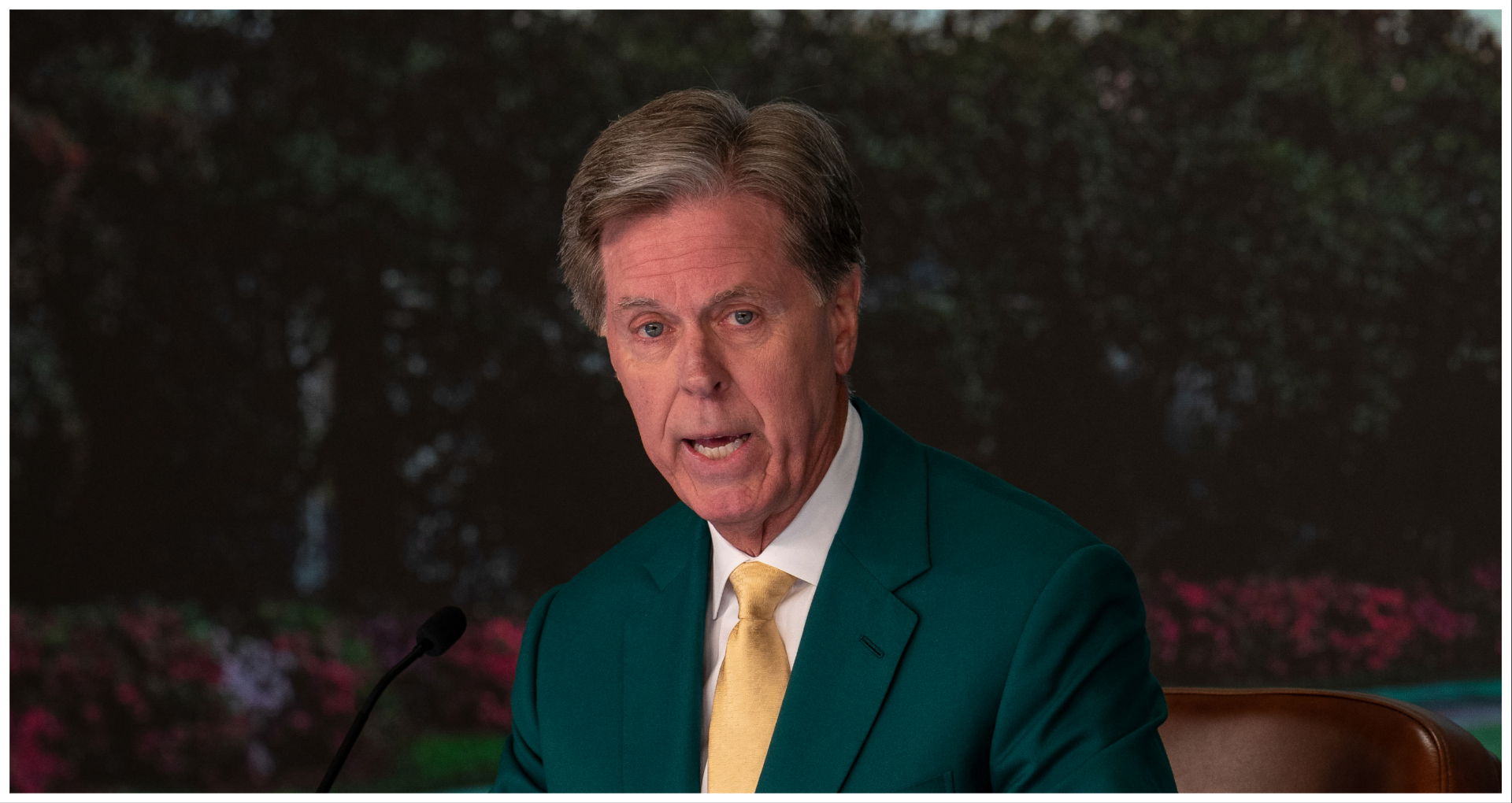 Masters Chairman Fred Ridley happy with tone between LIV, PGA Tour