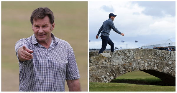 Sir Nick Faldo praises Swilcan Bridge decision after "DIY patio" removed