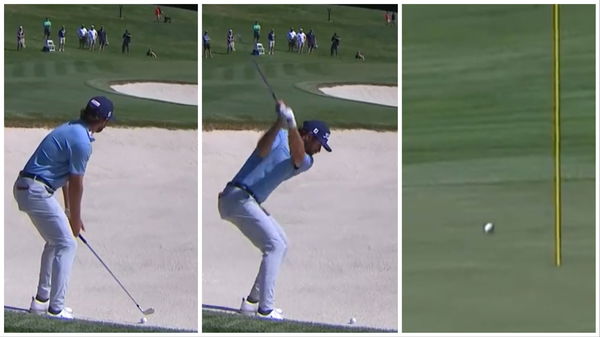 WATCH: Cam Young with ingenious bunker shot en route to 64 at John Deere Classic