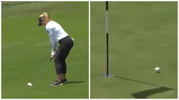 WATCH: Brooke Henderson makes INSANE hole-out eagle at Pebble Beach