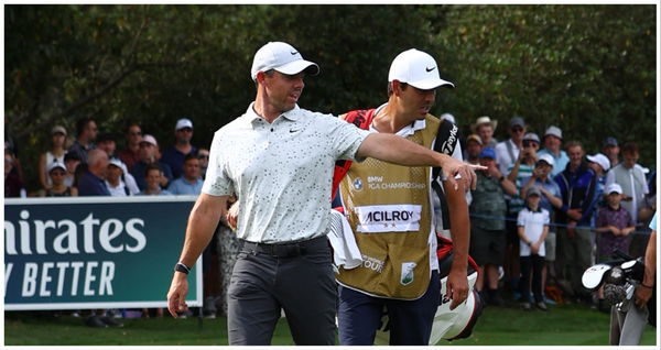 WATCH: Rory McIlroy cracks up after luckiest (?!) shot of his career