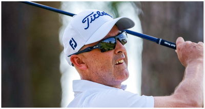 WATCH: PGA Tour pro falls hilariously after awkward bunker shot