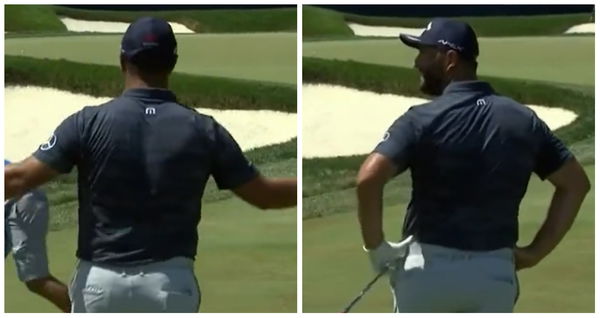 WATCH: Unamused Jon Rahm stares down fan at BMW Championship: "Walk away!"