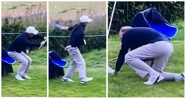 ATCH: Marshal takes hilarious tumble at Open de France on DP World Tour