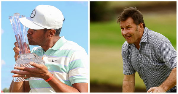 Sir Nick Faldo labelled "Nickstradamus" on social after calling Tony Finau's win