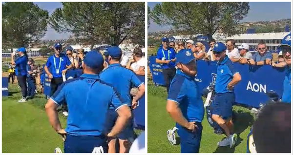 Ryder Cup fan to Tyrrell Hatton: "Can you sign your beautiful face please?"