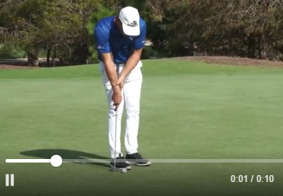 WATCH: DeChambeau debuts side-saddle putting technique