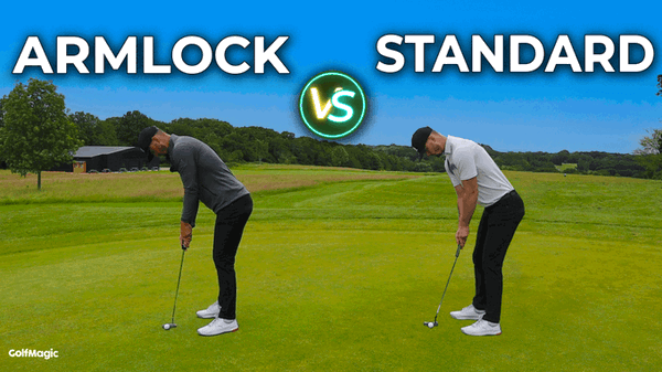 Armlock vs Standard Golf Putting Technique! Could you turn to ARMLOCK putting?