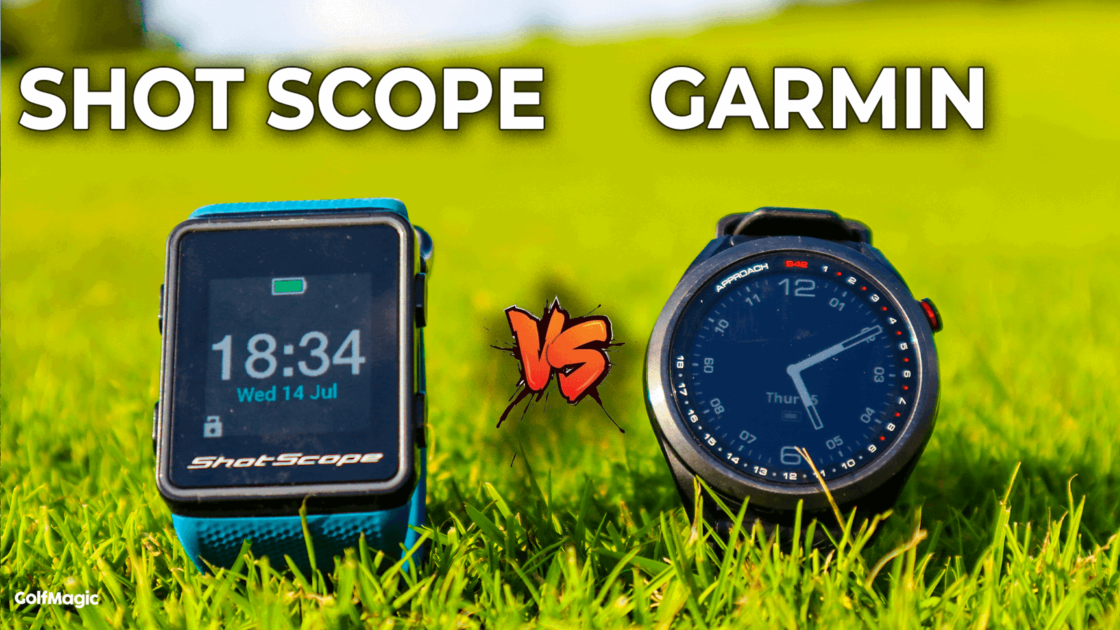Garmin S42 vs Shot Scope V3 GPS Watch | Golf GPS Watch Comparison