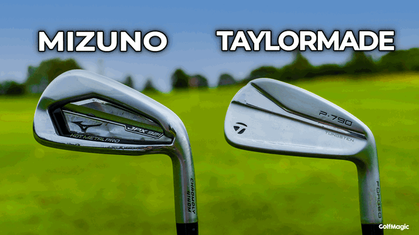 NEW 2021 TAYLORMADE P790 VS MIZUNO JPX 921 HOT METAL PRO! | BEST IRONS TEST