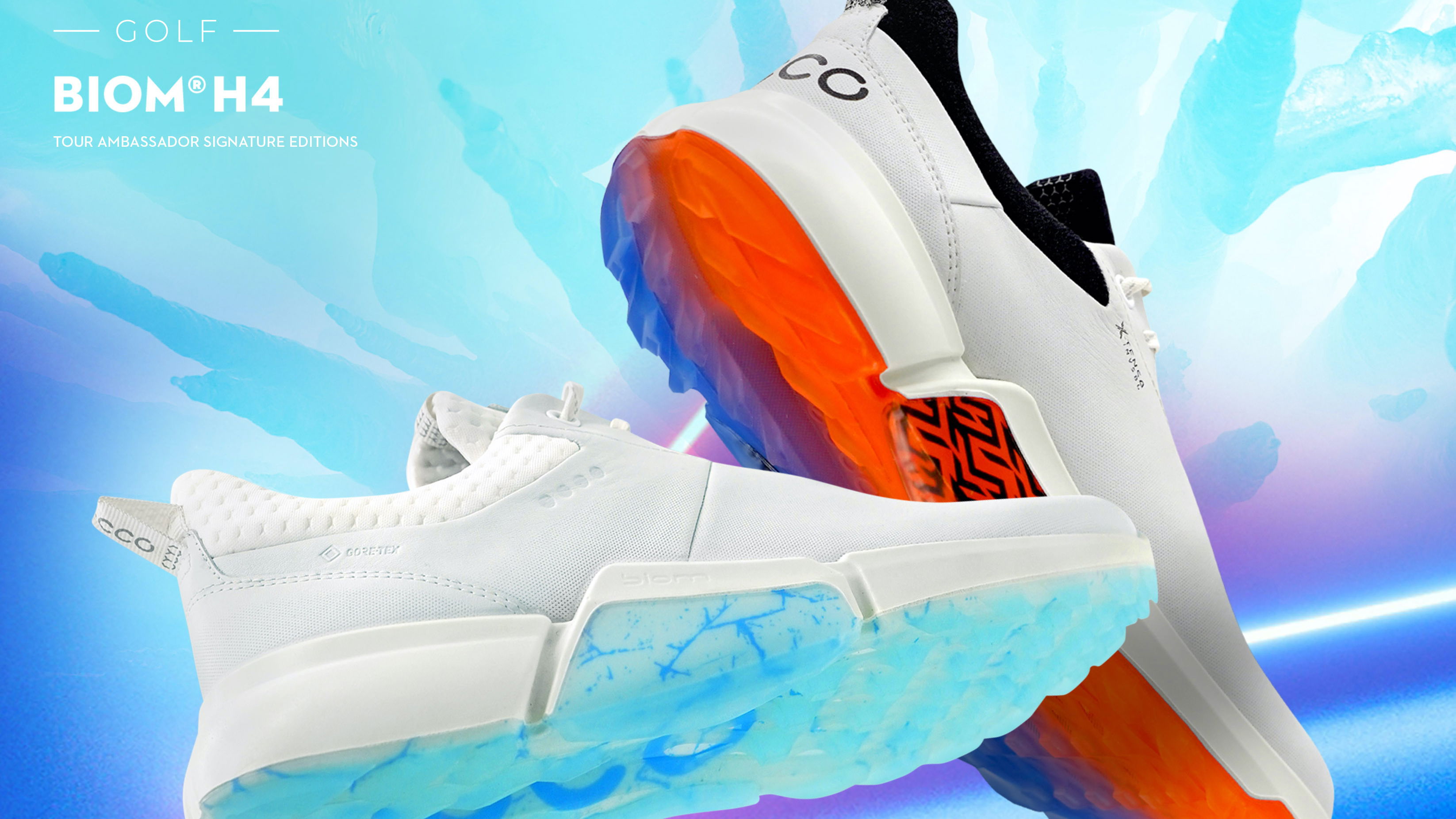 ECCO BIOM H4 reimagined as Henrik Stenson and Erik van Rooyen make custom shoes