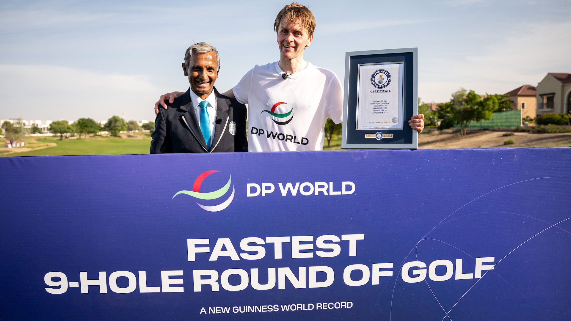 New Guinness world record set for fastest 9-hole round of golf