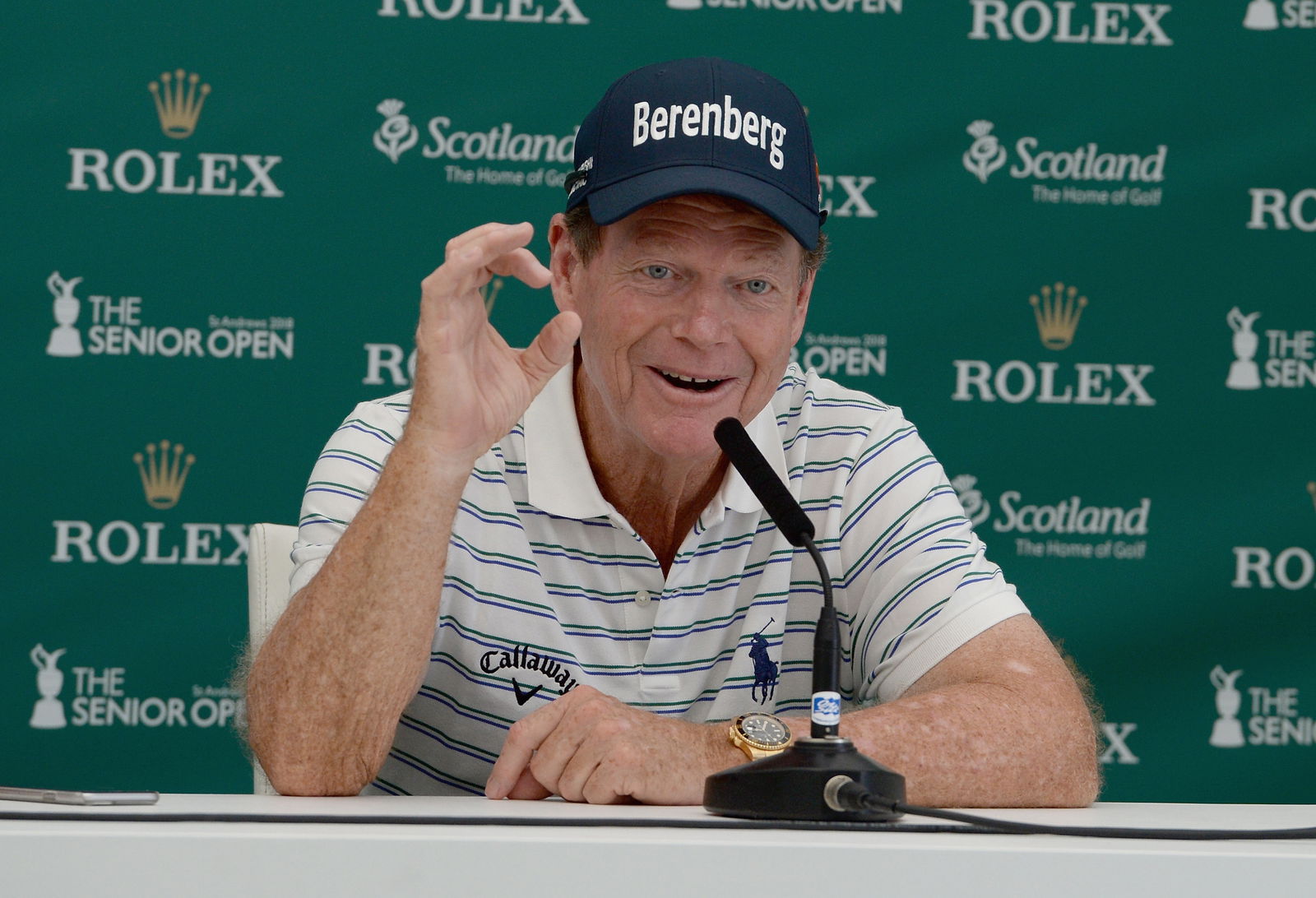DJ testing new driver shafts at Canadian Open