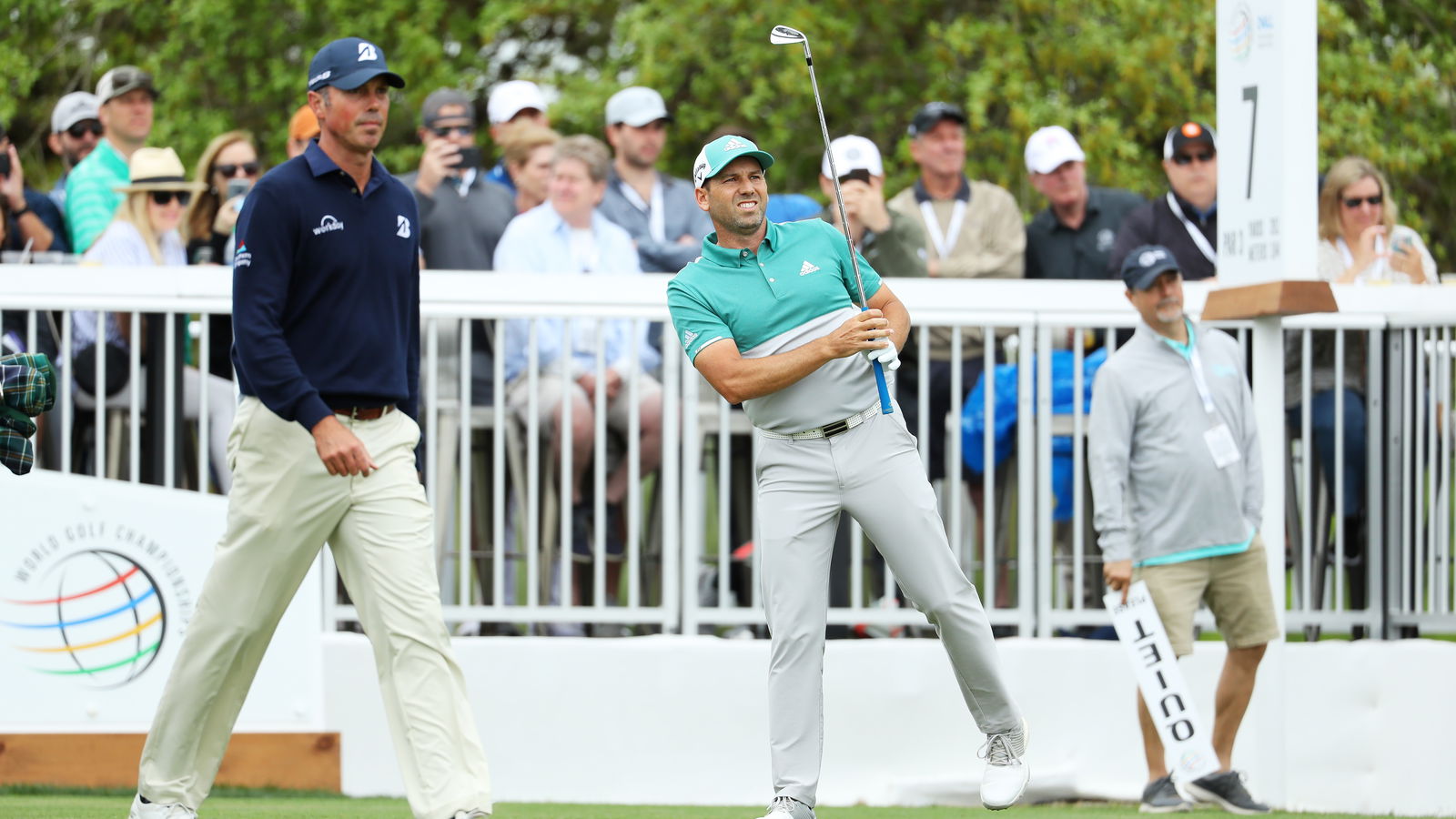 Sergio Garcia and Matt Kuchar in CONTROVERSIAL GIMME INCIDENT at WGC!