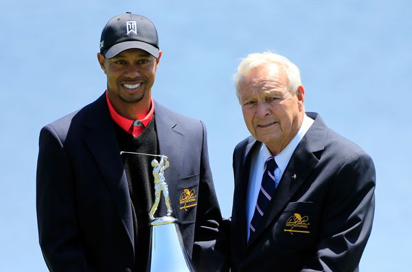 Aphibarnrat is wearing a hat signed by Woods 