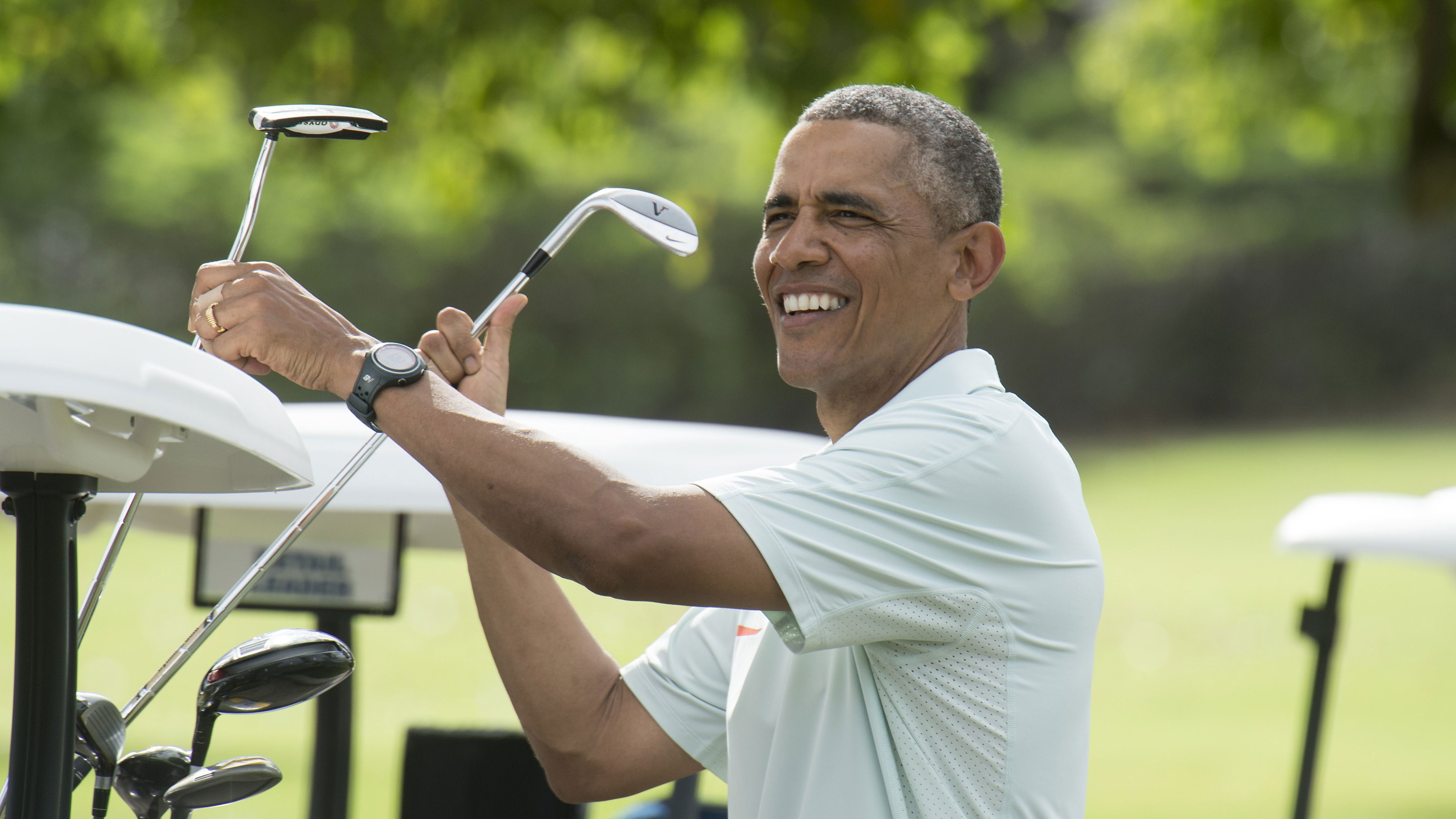 barack obama maryland golf exclusion row