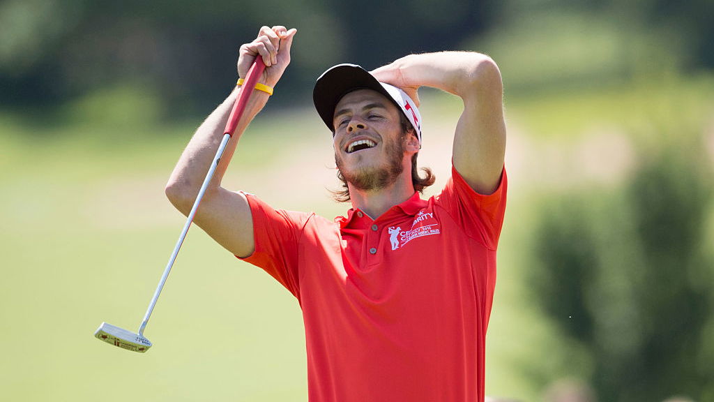 Bale builds epic golf course in back garden