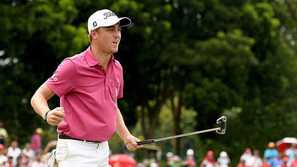 justin thomas relies on hot new scotty cameron x5 putter