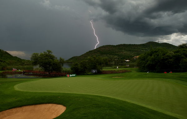 Golfer struck by lightning and set alight while on the course