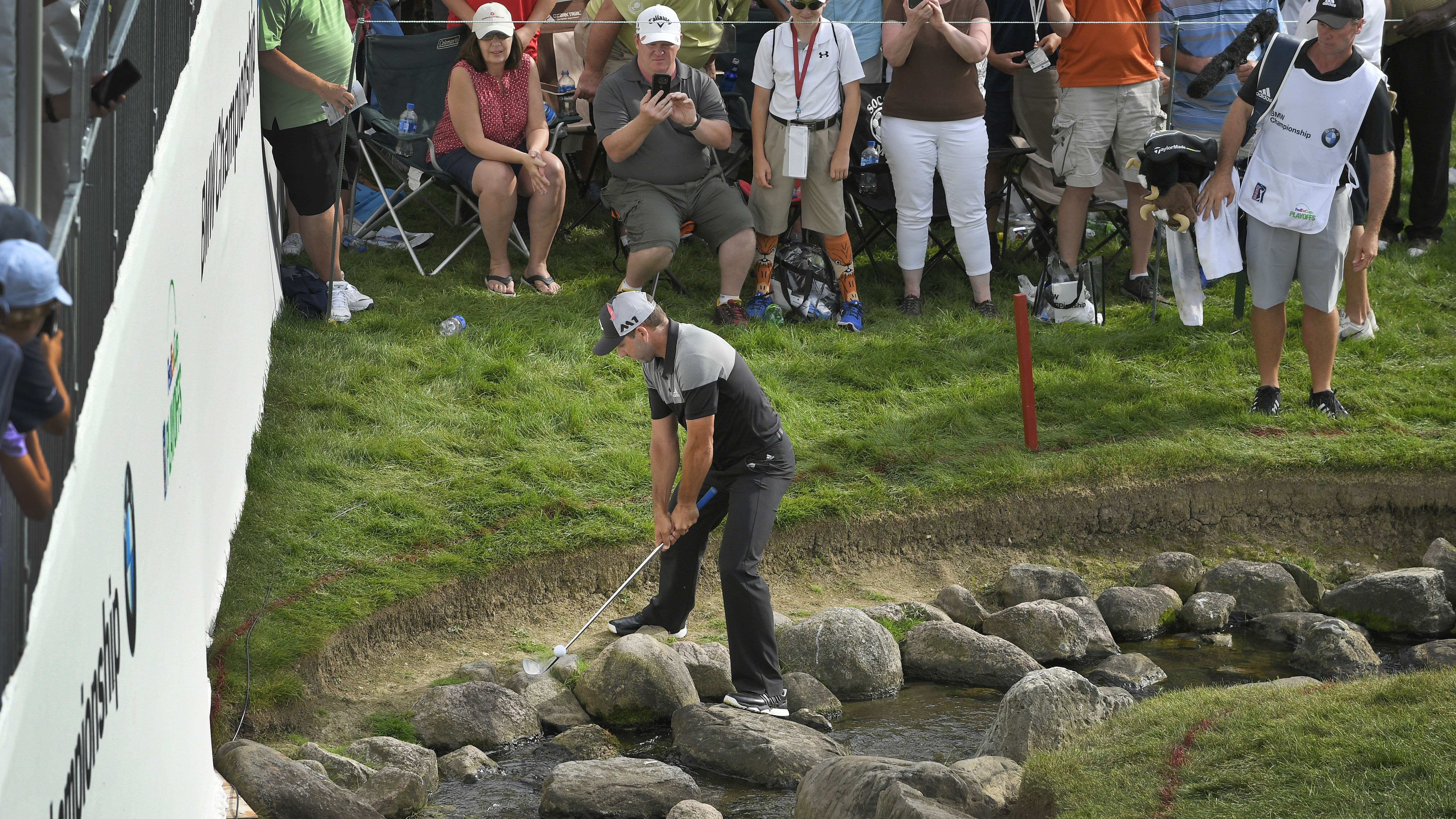 sergio garcia bmw drop takes more than 20 minutes to sort