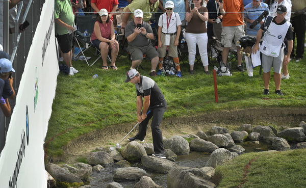 sergio garcia bmw drop takes more than 20 minutes to sort