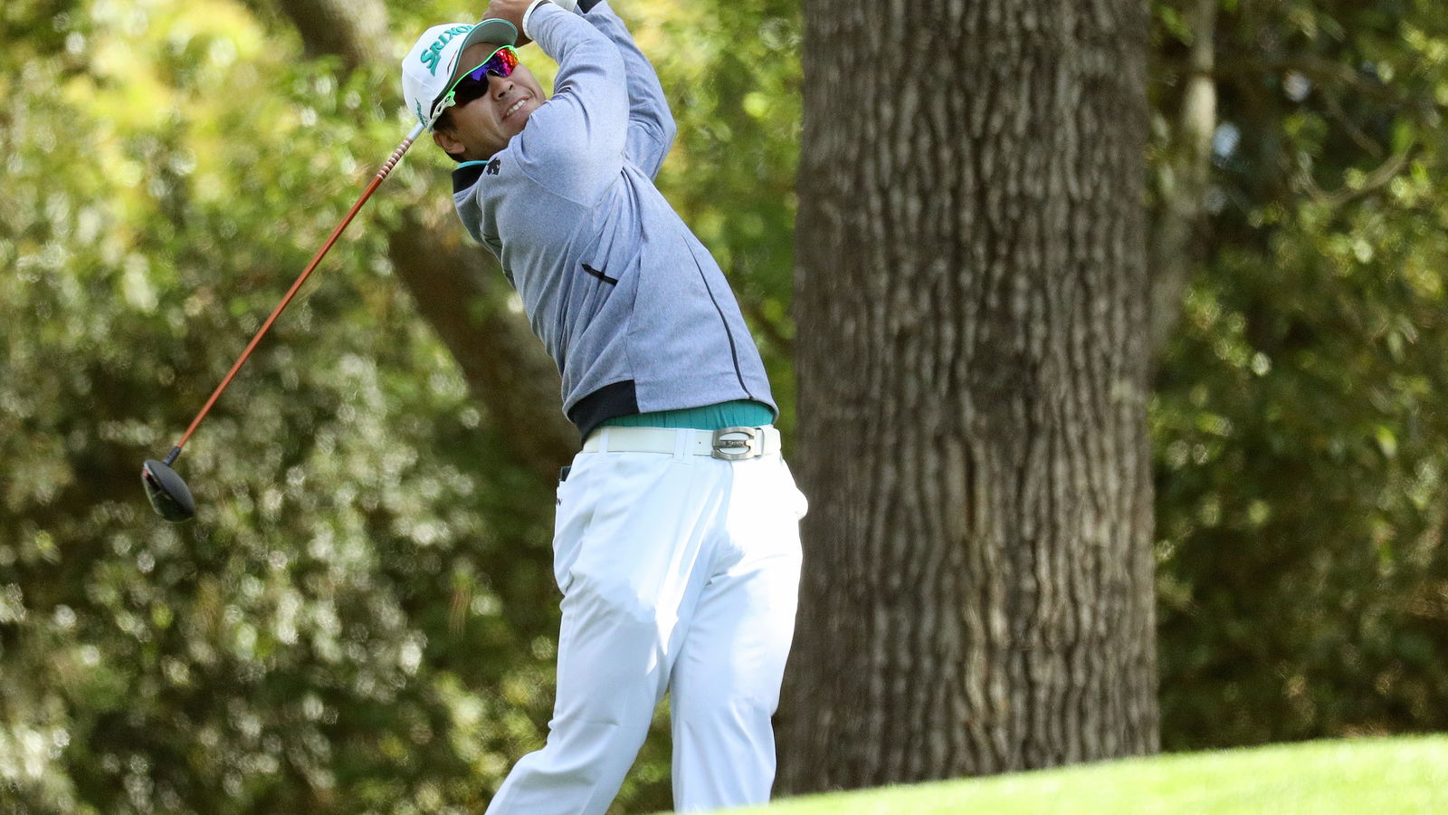 The hilarious Hideki Matsuyama golf swing from the Masters