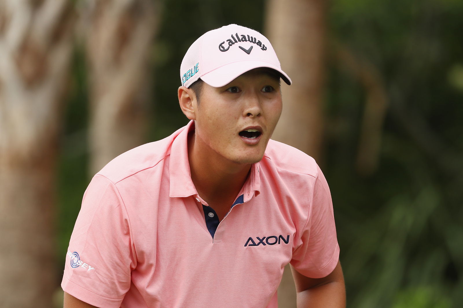 Watch: Pro misses ball on tee shot