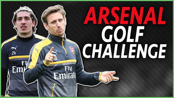 arsenal golf challenge bellerin monreal