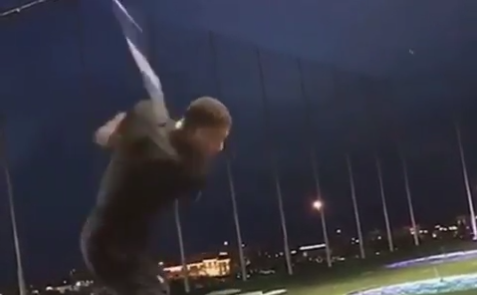 Watch: 6-foot-11 inch NBA star Antetokounmpo hits Topgolf