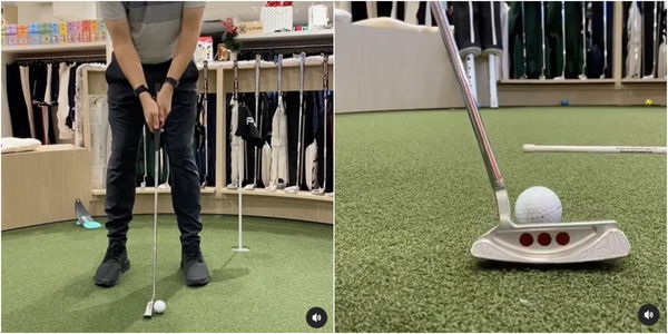 Golf tips: Struggle with raising your putter too high after impact? Try this...