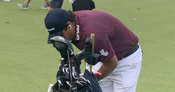 Patrick Reed spotted wearing LIV Golf logo at Wentworth when told not to