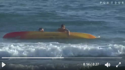 Watch: Spieth/Kaufman's disastrous fishing trip