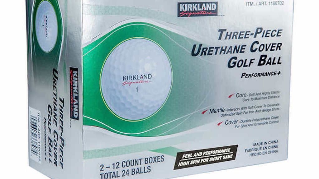 Kirkland Signature golf ball back in 2018