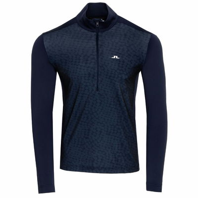 J LINDEBERG LUKAS ZIP NECK GOLF SWEATER