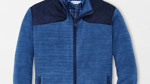 MICRO SHEARLING FLEECE JACKET