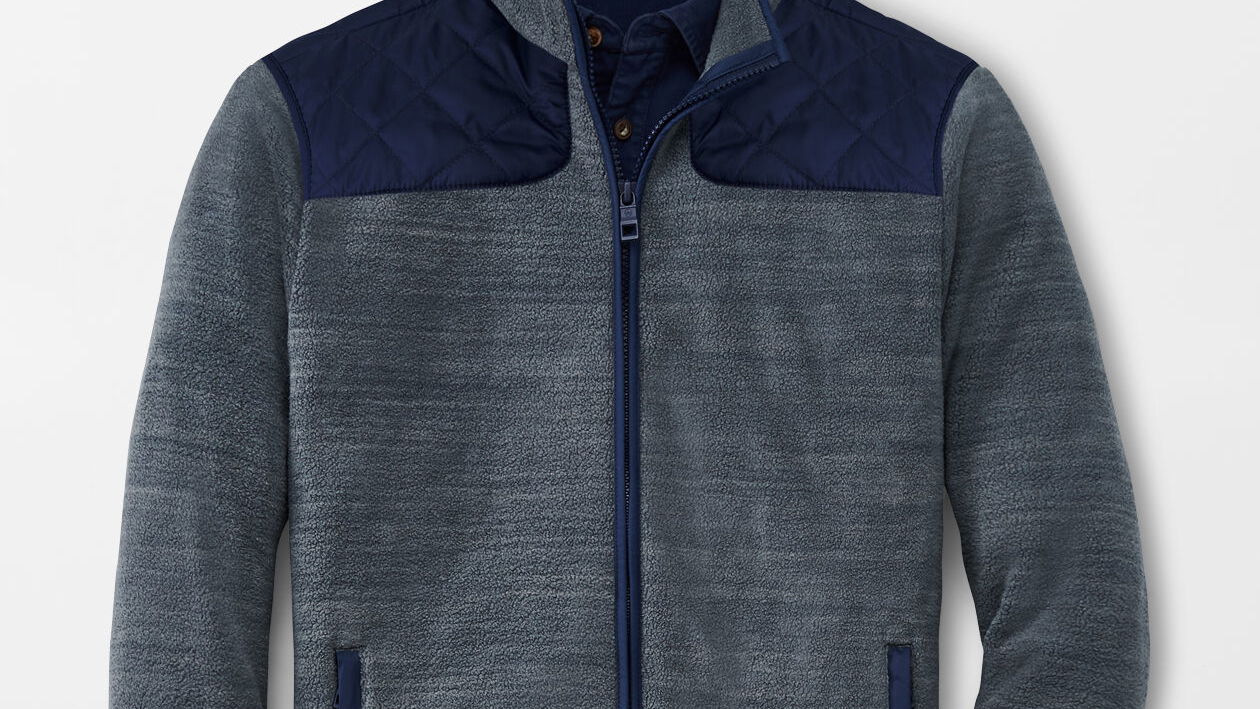 MICRO SHEARLING FLEECE JACKET