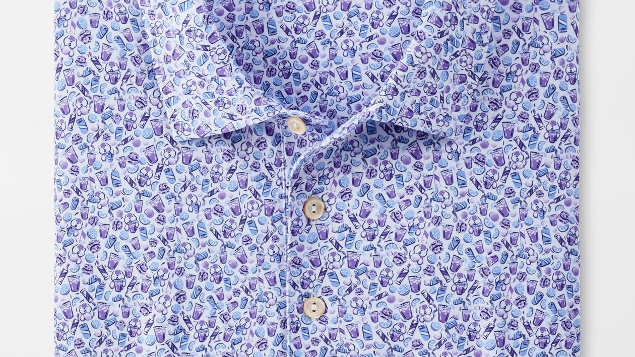 DAZED & TRANSFUSED PERFORMANCE JERSEY POLO