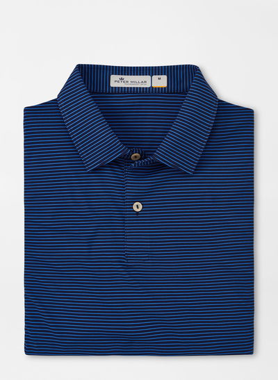 FEATHERWEIGHT MELANGE STRIPE POLO