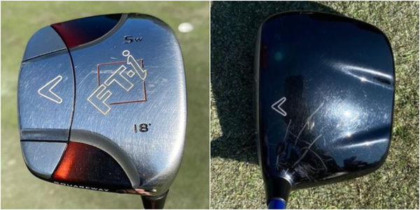 This European Tour player STILL has this retro Callaway fairway wood in the bag