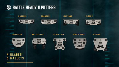 PXG Battle Ready II Putters