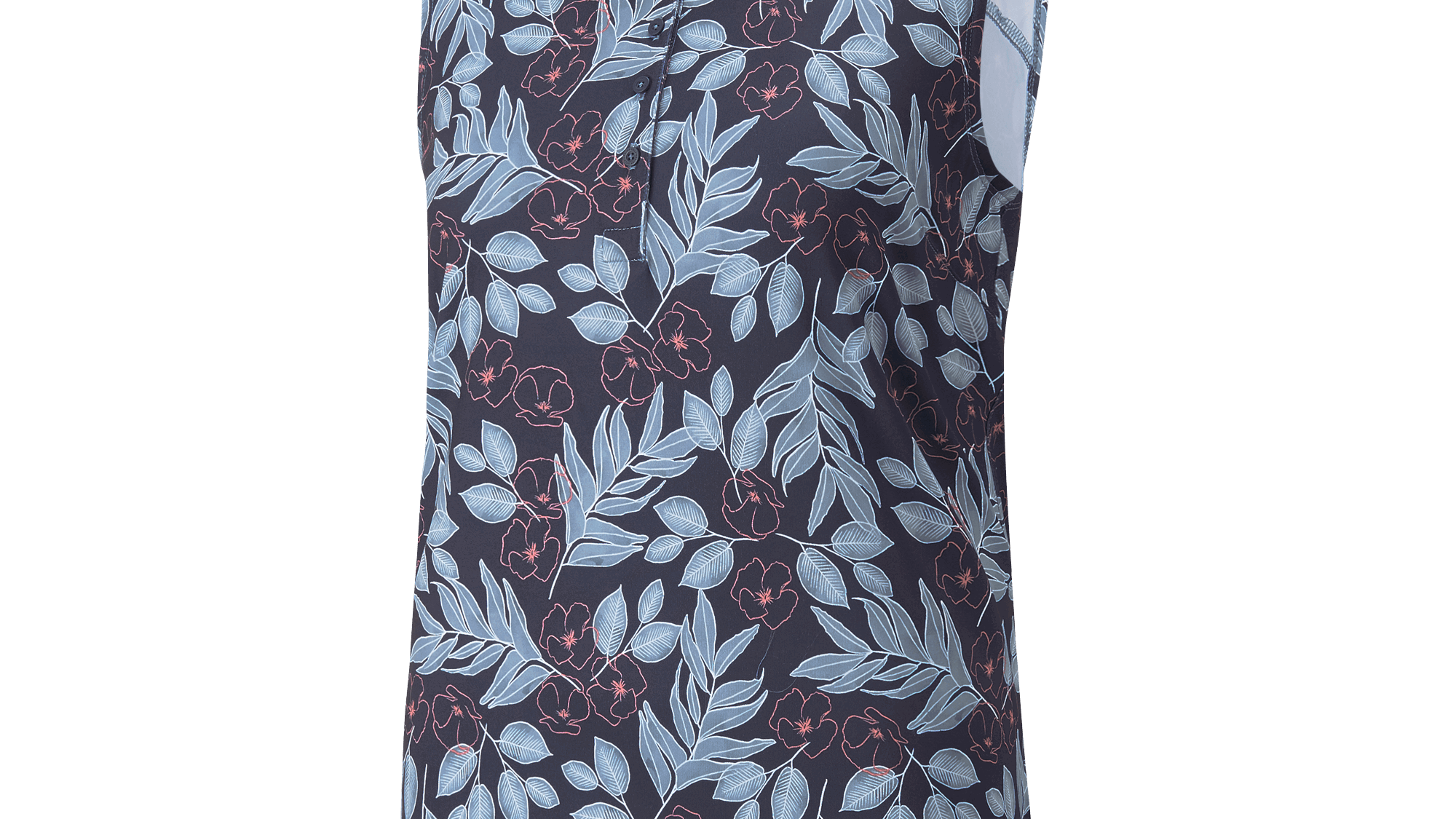 PUMA Cloudspun Flora Sleeveless Ladies Golf Polo Shirt