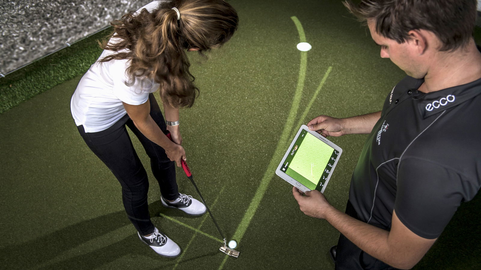 Zen Green Stage and PuttView merge technology for ultimate putting experience