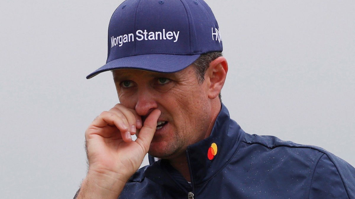 WATCH: Justin Rose hits the "worst ever shank" at The Open