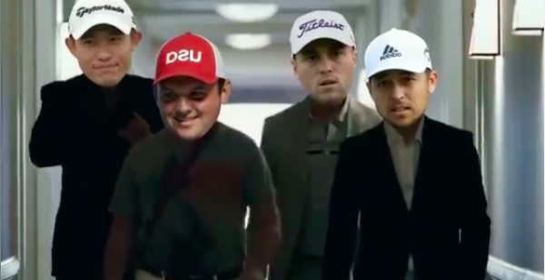 WATCH: Schauffele, Thomas, Morikawa and Reed star in The Hangover