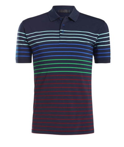 VARIEGATED STRIPE POLO