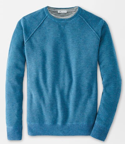 Cotton Merino Honeycomb Crew