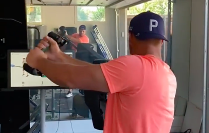 Bryson DeChambeau trains on REVOLUTIONARY Proteus Motion machine