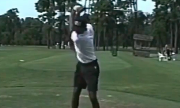 WATCH: Incredible footage of a 17-year-old Tiger Woods emerges