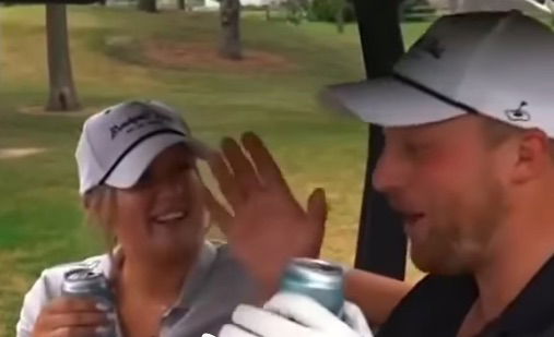 The most relatable video of a couple playing golf you will ever see...